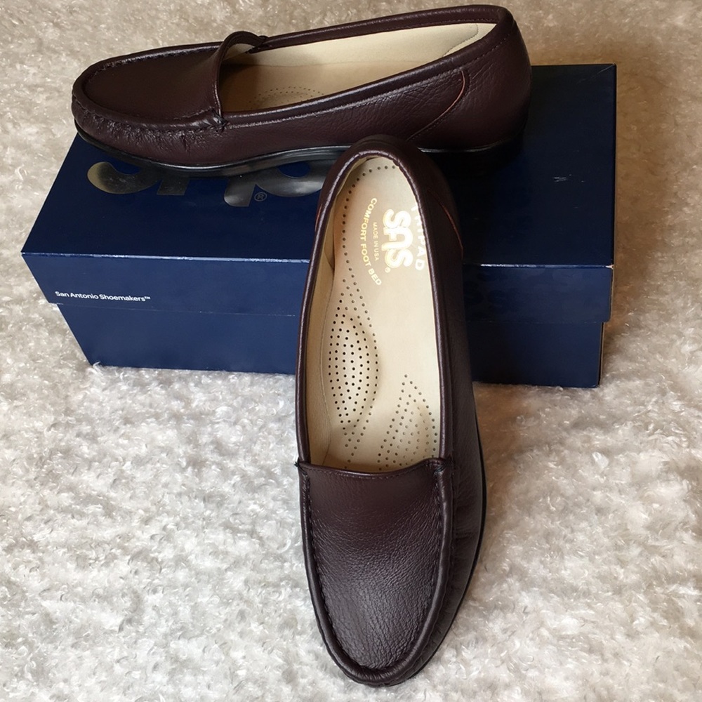 SAS Simplify Antique Wine Tripad Comfort Loafers